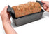 PERLLI Nonstick Meat Loaf Pan Bread Pan with Insert, 2-Piece Healthy Meatloaf Pan Set, Grey