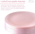 DISPOSABLE PLASTIC DESSERT PLATES | Opulence Blush | 20 pc - 7.5?