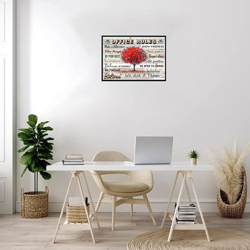 Motivational Wall Art For Office Inspirational Quotes Wall Art Teamwork Poster Contemporary Canvas Prints Painting Home Office Decor For Bedroom Living Room No Frame