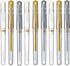 Uni-Ball Signo UM-153 Broad Point Gel Impact Pen, 1.0mm, White/Gold/Silver, 3 pens each/Total 9 pens (Japan Import)
