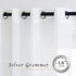 NICETOWN Pure White Sheer Curtains 84 inches Long, Chiffon Semi Sheer Curtain Panels for Bedroom, Home Decoration Solid Voile Panels (2-Pack, 54 Wide)