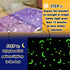 Glow in The Dark Blanket,Galaxy Stars Pattern Throw Blanket Green Fleece Blankets for Boys Girls Baby Teens Grandkids Birthday Gift,Cozy Fuzzy Plush Kids Blanket (60"x40", Purple)