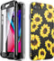 GOLINK Full Body Shockproof Protective Case with Built-in Screen Protector for 4.7 inch iPhone 7 and iPhone 8(Sunflower)