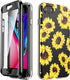 GOLINK Full Body Shockproof Protective Case with Built-in Screen Protector for 4.7 inch iPhone 7 and iPhone 8(Sunflower)