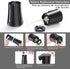 Improved Automatic Foaming Soap Dispenser Touchless Auto Foam Dispenser Black,Foaming Auto Soap Dispenser Battery Operated, 350ml/12Oz Touch Free Foam Soap Dispensers