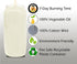 Hyoola 7 Day White Prayer Candles, 3 Pack - 6" Tall Pillar Candles for Religious, Memorial, Party Decor, Vigil and Emergency Use - Vegetable Oil Wax in Plastic Jar Container