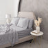 Everspread Bed Sheets (4 Piece Sheet Set), Queen Size, Light Gray. Ultra-Soft & Breathable. Luxury Bedding. Deep Pockets - Fits Mattresses up to 16 inches. Wrinkle & Fade Resistant