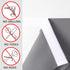 HOMEIDEAS Light Grey French Door Curtains Gray Privacy Blackout Door Curtains, 26 X 40 Inch Room Darkening Curtains for Glass Door, Thermal Insulated Tie Up Shades Window Curtains for Bedroom, 1 Pane