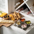 Snack Set Tray & 4 Bowls - Serving Bowls - Stainless Serving Tray - By Colleta Home