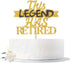 Glitter This Legend Has Retired Cake Topper, Happy Retirement Cake Decorating - Hello Pension Goodbye Tension - Corporation Farewell Party Decoration