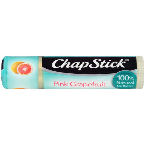 ChapStick Pink Grapefruit 100% Natural Lip Butter Tube, Lip Balm - 0.15 Oz