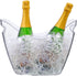 asika Ice Bucket Wine Bucket?Clear Acrylic 3.5 Liter Plastic Tub for Drinks and Parties, Food Grade, Perfect for Wine, Champagne or Beer Bottles