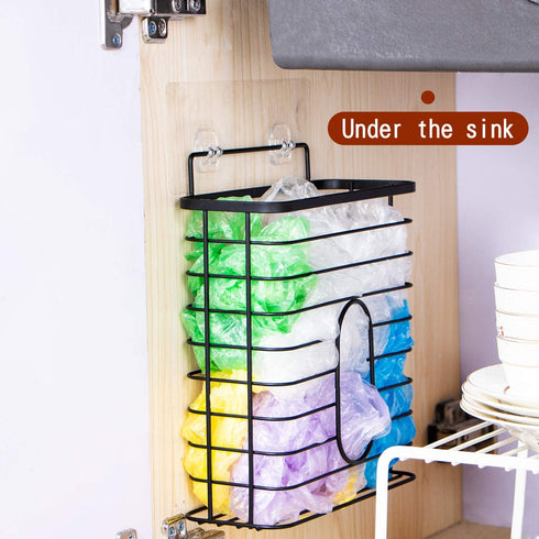 Easy Wall Mount Bag Saver,Plastic Shopping Bags Organizer,Kitchen Storage Organizer Holder or Basket,Grocery Plastic Bag Holder and Dispenser for Plastic Bags