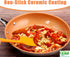 Frying Pan, NAVU Nonstick Egg Pans for Cooking, Non Stick Skillet Ceramic Coating Cookware, 10 Inch