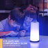 A.T.Lums Table Lamp - Touch Sensor Bedside Lamp, 3-Level Dimmable Warm White Lamp and RGB Color Changing Nightstand Light for Bedroom, Living Room, Office, Baby Kids Room