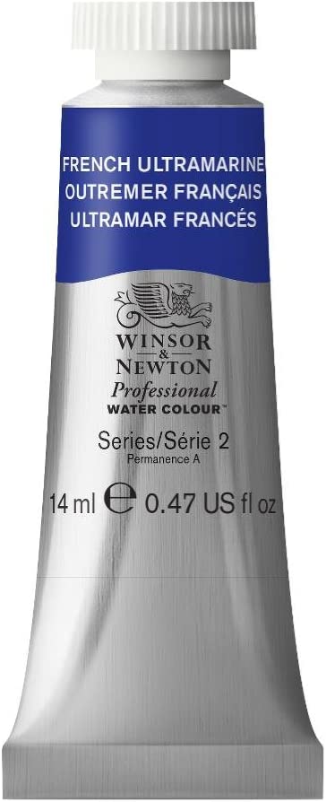 Winsor & Newton Professional Water Colour Paint, 14ml tube, French Ultramarine