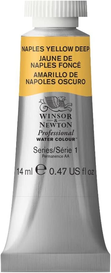 Winsor & Newton Professional Water Colour Paint, 14ml tube, Naples Yellow Deep