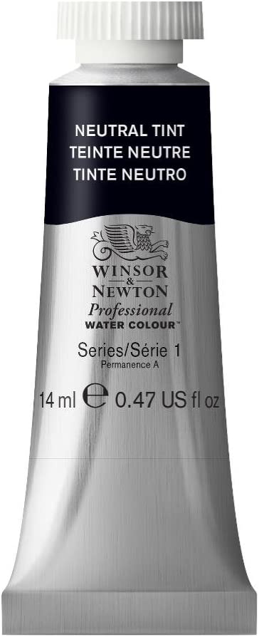 Winsor & Newton 105430 Professional Water Colour Paint, 14ml tube, Neutral Tint