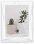 Umbra 313015-660 , White Prisma 5x7 Picture Frame for Desktop or Wall, Holds One 5?x7? Photo, 5 by 7-Inch