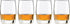 Circleware Heavy Base Scotch Whiskey Glass Drinking Glasses, Set of 4, Entertainment Dinnerware Glassware for Water, Juice, Beer & Bar Liquor Dining Decor Beverage Cups Gifts, 12 oz, Glen Rocks