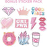 Artivo Pink Aesthetic Wall Collage Kit, 100 Set 4x6 inch, Room Decor for Teen Girls, Pastel Pink Wall Art Print, Dorm Photo Collection, Small Posters for Room Aesthetic
