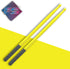 FITSTIX Drumsticks for Fitness & Aerobic? Workout Classes, Drum Sticks, Strong and Light Weight design make a fun addition to any exercise routine or class. (YELLOW + FITGRIPS)