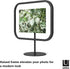 Umbra Infinity Picture Frame, Floating Photo Display for Desk or Wall, 5x7, Black