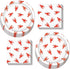 Crawfish Boil Party Supplies - Crawfish Dinner Plates and Napkins for Mardi Gras and Seafood Festivals (Serves 16)