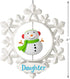 Hallmark Keepsake Christmas Ornament 2021, Daughter Snowflake