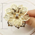 Fun Land 24 Pack Gold Napkin Rings Hollow Out Flower Alloy Holder Table Decor Exquisite Household Floral Rhinestone Serviette Buckles for Thanksgiving Wedding Birthday Party Dinner, rings0