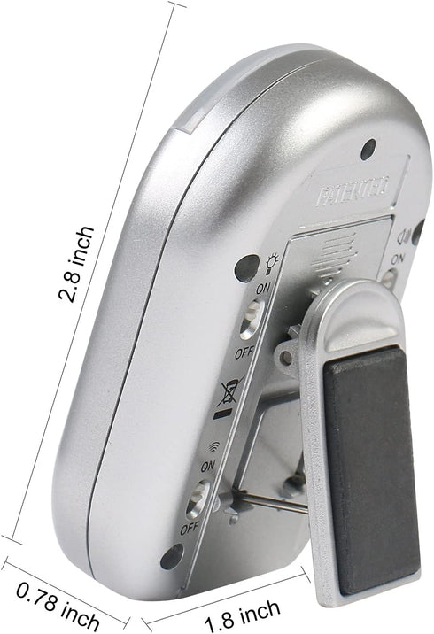 ZYQY x-wlang 3-in-1 Alerts timer 1013 with vibration ,beep and flash.(kitchen timer ,medical timer,therapeutic timer), silver