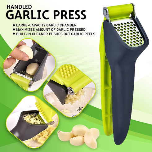 L&N Garlic tool with potato peeler, garlic mincer and crusher, in stainless style, effective and easy to clean