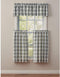 Park Designs Buffalo Check Unlined Valance 14" L - Dove