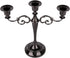 Black Candle Holder, Dedoot Taper Candle Holder 3-Arm Metal Candlestick Holder fits 3/4'' Candles, Tapered Candle Holder for Table Centerpiece, Wedding Party Decorative