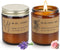 Candles for Home Scented, Lavender and Rose Scented Soy Candles, Gifts for Women Birthday, Valentine's Day Mother's Day, Long Lasting Natural Organic Candle Set for Relaxation Gifts, 7.2oz, 2 Pack