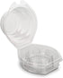 Clear PET Plastic Single Jumbo Hinged Cupcake, Muffin, or Roll Hinged Container by MT Products (15 Pieces)