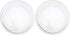 Pyrex 6001003 Glass Bakeware Pie Plate 9" x 1.2" Pack of 2, 5.2, Clear