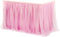 6 Feet Pink Tulle Table Skirt Tutu Skirt Tablecloth Is Suitable For Baby Party Wedding And Little Princess Baby Shower Decoration Party Pink Decoration