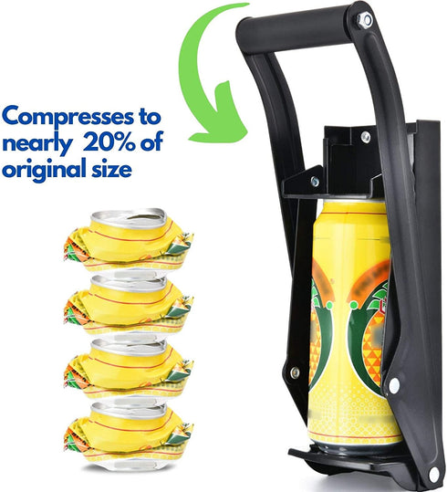 Can Crushers for Recycling, Aluminum Can Crusher for 16oz & 12oz Soda & Beer Can, Wall Mounted Can Smasher with Gloves