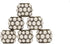 Angel Maya Elegant and Gorgeous Pearl Napkin Rings Set of 6 for Formal or Casual Dining, adds Sophisticated Touch to Your Family Gathering, Dinner Party, Wedding All Other Special Events.