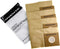 Ovente 4-Pack Premium Disposable Compact Dust Bag Replacement with 99.9% Ultra Filtration, Fit for ST1600 Canister Vacuum Cleaner Model Series Large Size and Easy Storage, Brown ACPST16704