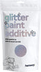 Hemway (Silver Holographic) Glitter Paint Additive Crystals 100g / 3.5oz for Acrylic Latex Emulsion Paint - Interior Exterior Wall, Ceiling, Wood, Varnish, Dead flat, Matte, Gloss, Satin, Silk
