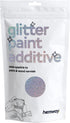 Hemway (Silver Holographic) Glitter Paint Additive Crystals 100g / 3.5oz for Acrylic Latex Emulsion Paint - Interior Exterior Wall, Ceiling, Wood, Varnish, Dead flat, Matte, Gloss, Satin, Silk