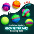 XXTOYS Create Your Own Bouncy Balls Craft Kit for Kids Crystal Power Balls Glow Magic Balls 12 Individual Kits 4 Molds, 6 Colors, Birthday Party Favors Fun DIY Arts and Crafts for Kids STEM Projects