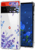 Google Pixel 6 Case Clear with Lavender Floral Flower Pattern Design for Google Pixel 6 Slim Thin Soft Silicone TPU Protective Phone Cover for Google Pixel 6 Women Girls-Purple Lavender