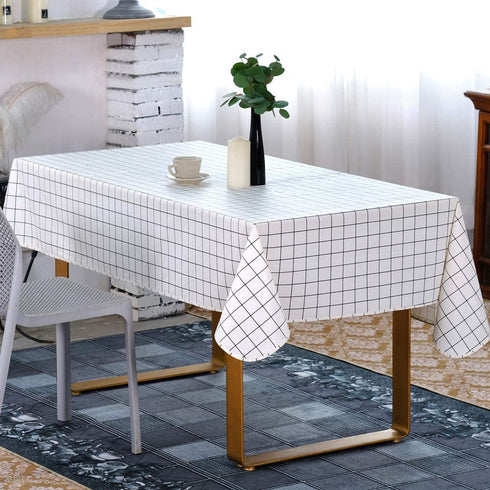 Table Clothes for Rectangle Tables,DITAO Outdoor Dining Tablecloth,Picnic Table Cover Easy Clean,for Wedding,Banquet,Restaurant