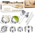 Dumpling Maker Stainless Steel Dumpling Mold Dumpling Mould Set, for ravioli maker Empanadas Pastry Pie DIY Handmade 9 Pieces Sets Kitchenware