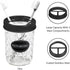 Mason Jar Bathroom Accessories Set 4 Pcs Black Soap Dispenser Toothbrush Holder Sets Rustic Farmhouse Decor