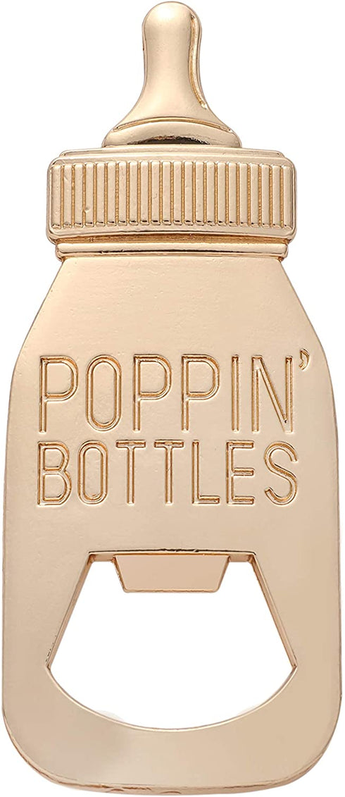 12pcs Poppin Bottle Opener Baby Shower Favor Gifts for Boy Girl with Exquisite Packaging Box Wedding Favor For Guests Baby Shower Souvenirs Party Supplies by WeddParty (New Pink)