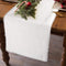 tiosggd White Faux Fur Table Runner 72 Inches Fabric for Christmas Holiday Party Decoration Dresser Cabinet Dinning Tablecloth Decor